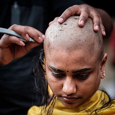 Natural south indian raw human hair donated by single donor