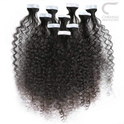 Kinky Curly Tape in Hair Extensions