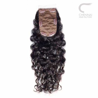 Clip On Closure - Curly Remy Hair Extension