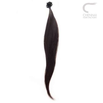 Single Straight U-Tip Extensions made from authentic south indian hair from young individual donors